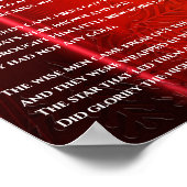 Kerstgedicht over Baby Jesus Poster (Hoek)