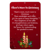 Kerstgedicht vriendschap Gift 4 x 6 Magneet (Verticaal)