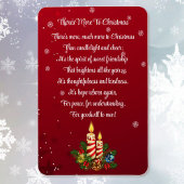Kerstgedicht vriendschap Gift 4 x 6 Magneet