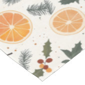 Kerstgedroogde citrusvruchten Oranje grapefruit Tafelkleed (Gekanteld)