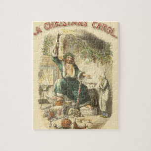 Kerstgeest aanwezig Scrooge Legpuzzel