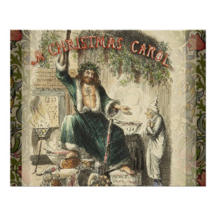 Kerstgeest aanwezig Scrooge Perfect Poster