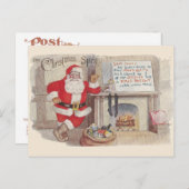 Kerstgeest -  Briefkaart kunst (Voorkant / Achterkant)