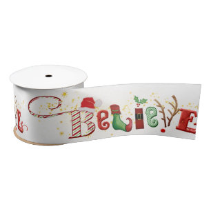 Kerstgeest GELOVEN Schattige Feestelijk Lint