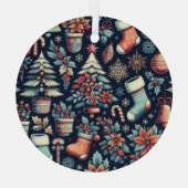 Kerstgeest Glas Ornament (Achterkant)