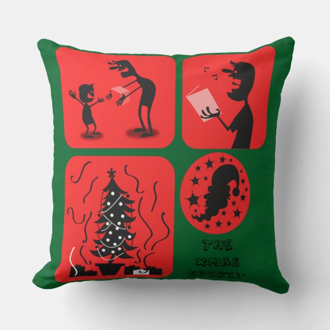 kerstgeest kussen (Voorkant)