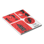 kerstgeest notitieblok (Schuin)