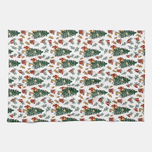 kerstgeest theedoek (Horizontaal)
