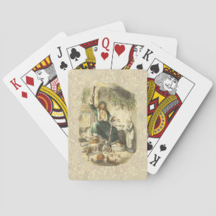 Kerstgeest van het Heden Scrooge Pokerkaarten