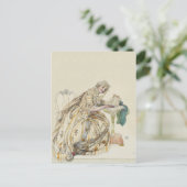 kerstgeheimen feestdagenkaart (Staand voorkant)