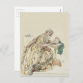 kerstgeheimen feestdagenkaart (Voorkant / Achterkant)