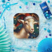 kerstgeit 1 papieren bordje (Feest)