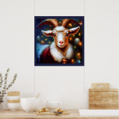 Kerstgeit 4 poster (Keuken)
