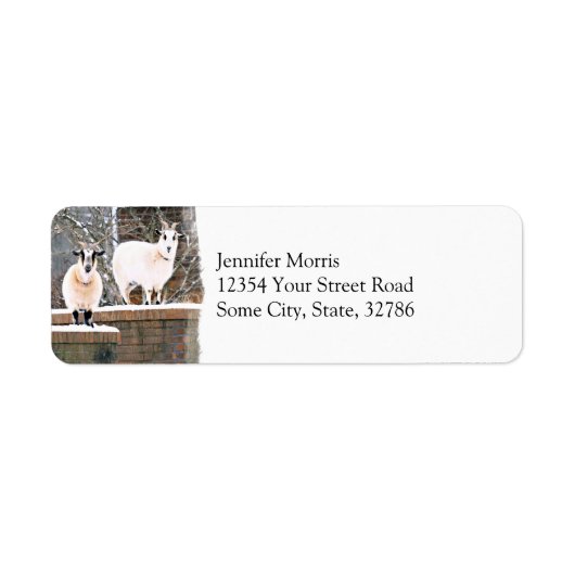 kerstgeiten etiket (Voorkant)