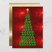 Kerstgeld Kaart (Voorkant / Achterkant)