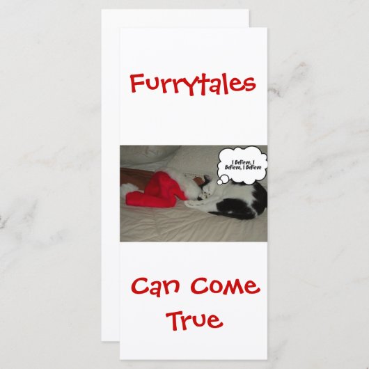 Kerstgeloof Zwarte en Witte Keuten (Voorkant / Achterkant)