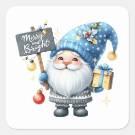 Kerstgenoomstickers Vierkante Sticker
