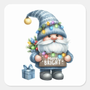 Kerstgenoomstickers Vierkante Sticker
