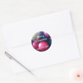 Kerstgenot Ronde Sticker (Envelop)
