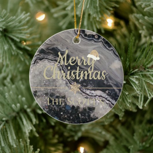 kerstgeode keramisch ornament (Boom)