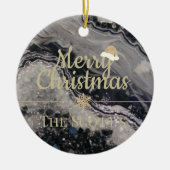 kerstgeode keramisch ornament (Voorkant)