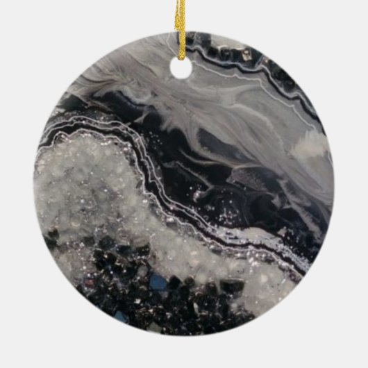 kerstgeode keramisch ornament (Achterkant)