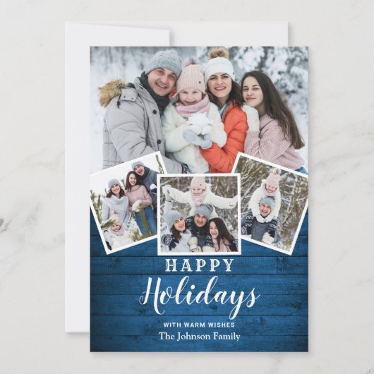 kerstgerei 4 fotografie feestdagenkaart (Voorkant)