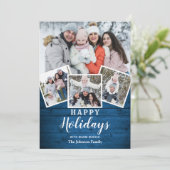 kerstgerei 4 fotografie feestdagenkaart (Staand voorkant)