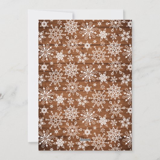 kerstgerei 4 fotografie feestdagenkaart (Achterkant)