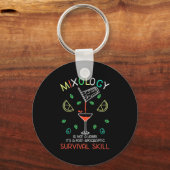 Kerstgeschenk | Barman Mixoloog Sleutelhanger (Voorkant)