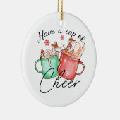 Kerstgeschenk met een klusje keramisch ornament (Rechts)