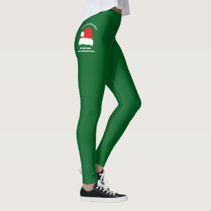 Kerstgeschenk voor moeder zus Modern groen  Leggings