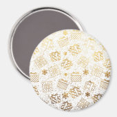 Kerstgeschenken 4 magneet (Voorkant / Achterkant)