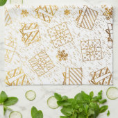 Kerstgeschenken 4 theedoek (Gevouwen)