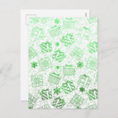 Kerstgeschenken 7 feestdagenkaart (Voorkant / Achterkant)