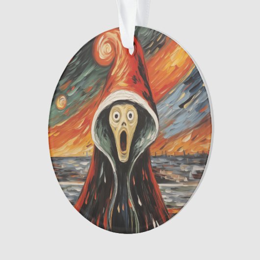 kerstgeschreeuw ornament (voorkant)