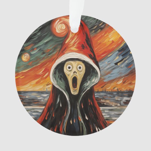 kerstgeschreeuw ornament (voorkant)
