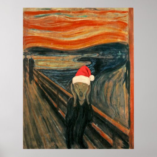 kerstgeschreeuw poster (Voorkant)