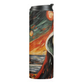 kerstgeschreeuw thermosbeker (Gedraaid links)