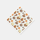 Kerstgeur van peperkoek servet (Hoek)