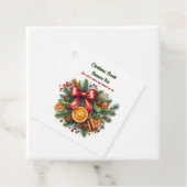 Kerstgeuren Simmerpot Bedankjes Labels (In situ)
