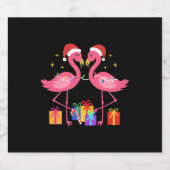 Kerstgevelbangkersthater Sparkling Wijnetiket (Enkel label)