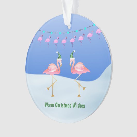 Kerstgeveljargon en -verlichting - Warm Wishes Ornament (voorkant)