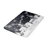 Kerstgevlekte bath-mat badmat (Gekanteld)