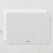 Kerstgevlekte Vlamvezel Kaart (Achterkant)