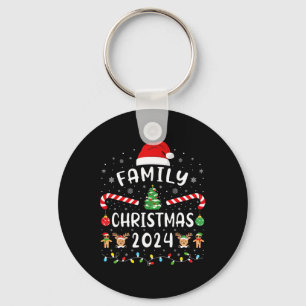 Kerstgezin 2024 Elf Squad Santa Xmas Vakantie Sleutelhanger