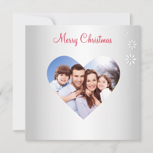 Kerstgezin Foto van Silver (Voorkant)