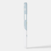 Kerstgezin Fotocollage Monogrammed iPhone Hoesje (Rechterkant)