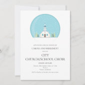 Kerstgezin Karaoke Kerk Karolendienst Kaart (Voorkant)