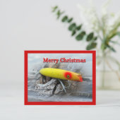 KerstGibbs Darter Saltwater Lure Feestdagenkaart (Staand voorkant)
